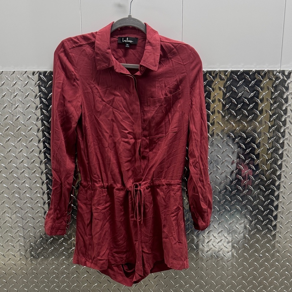 Lulu's Red Romper, Size XS